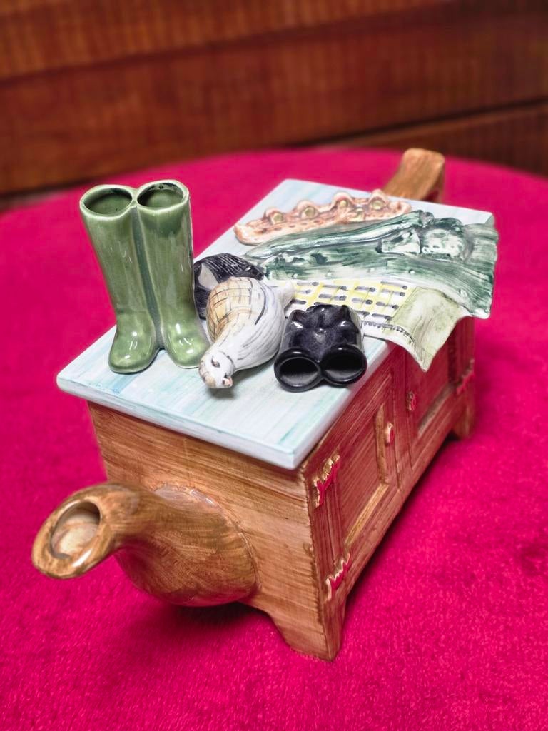 Unieke Vintage Theepot 'Designed by Richard Parrington', Ophalen of Verzenden