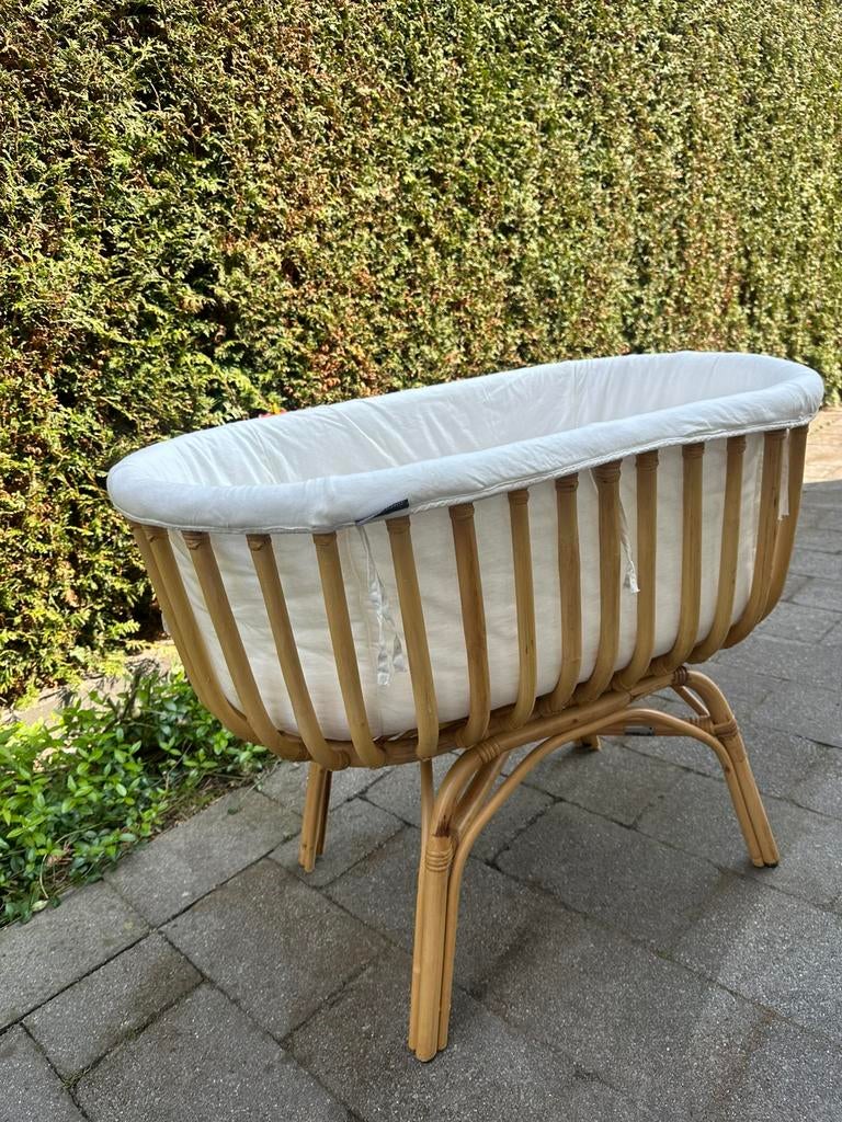Wieg Childhome Rattan Wiegje, Ophalen, Zo goed als nieuw, Wieg
