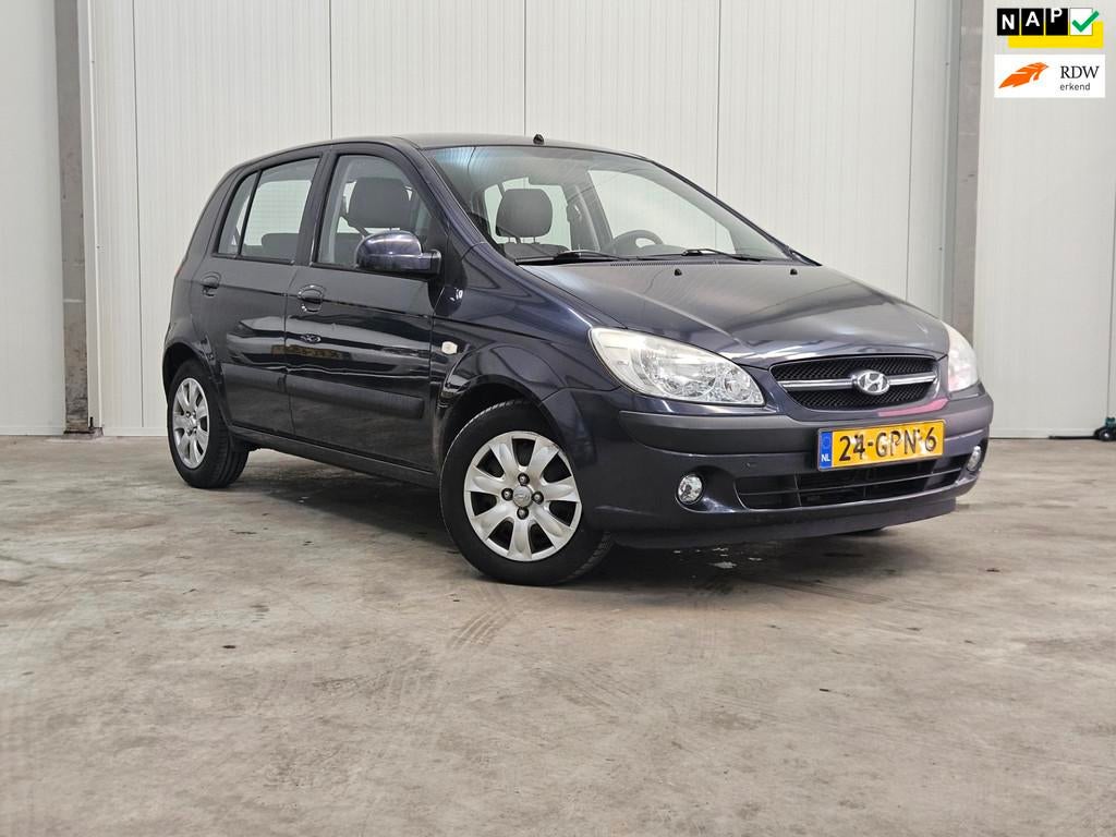 Hyundai Getz 1.4i Active Cool | 5dr | AIRCO, Auto's, Hyundai, Voorwielaandrijving, 450 kg, 4 cilinders, Origineel Nederlands