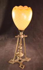 Antieke lamp met gimbal, Antiek en Kunst, Ophalen of Verzenden