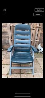 Tuinstoelen van Jardin, antraciet, verstebare leuningen, Tuin en Terras, Ophalen of Verzenden, Zo goed als nieuw, Kunststof