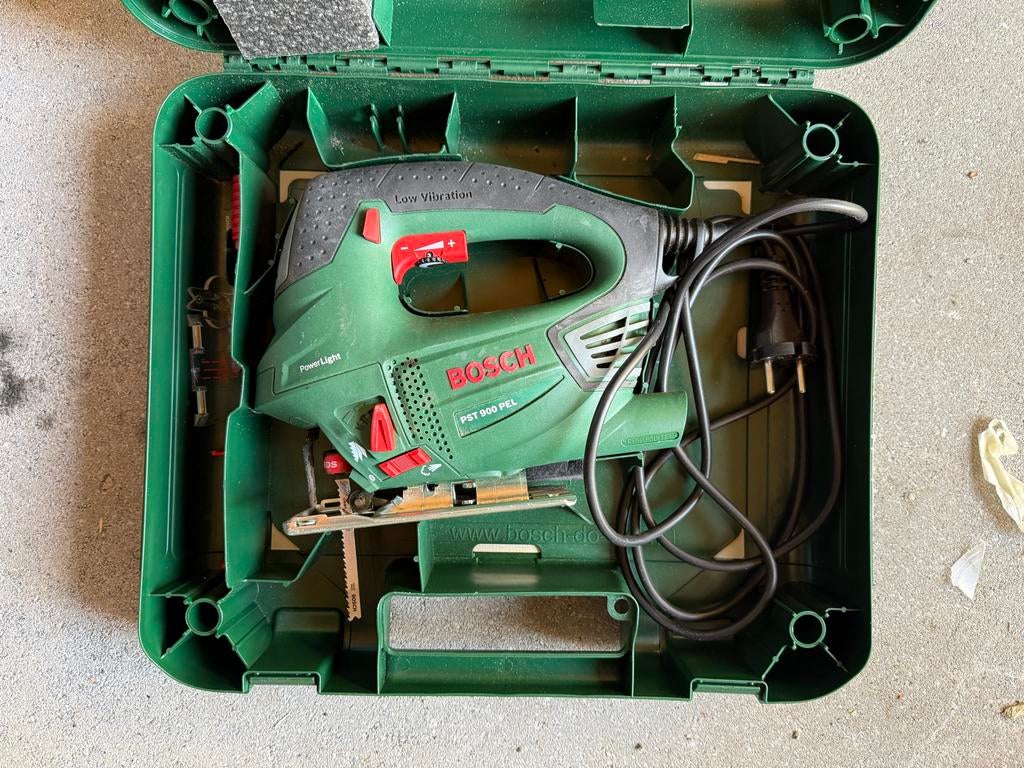 Bosch PST 900 PEL decoupeerzaag zgan, Doe-het-zelf en Verbouw, Gereedschap | Zaagmachines, 600 tot 1200 watt, Ophalen of Verzenden