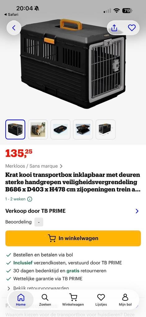 Bench transportbench, Ophalen of Verzenden, Zo goed als nieuw, Minder dan 65 cm