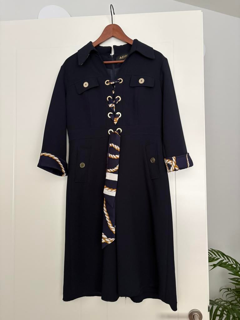 Addy van den krommenacker jurk nieuw, Verzenden, Zo goed als nieuw, Onder de knie