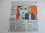 Jordi Cruiff in beeld bij Ajax, krantenartikel 11-'25., Ophalen of Verzenden, 1980 tot heden, Nederland, Knipsel(s)