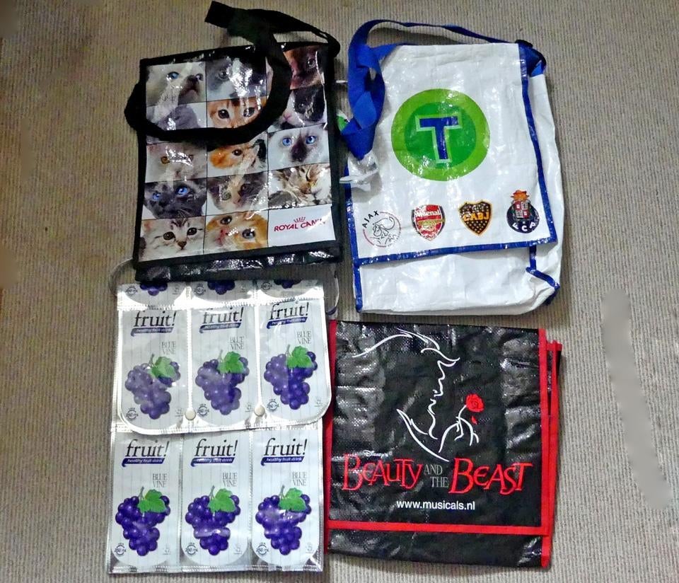 Vier schoudertasjes - aanbieding!, Ophalen of Verzenden, Gebruikt, Zwart