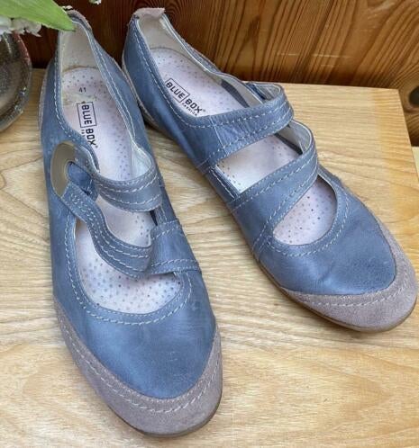 Blue Box schoenen maat 41, Blauw, Overige typen, Ophalen of Verzenden, Zo goed als nieuw