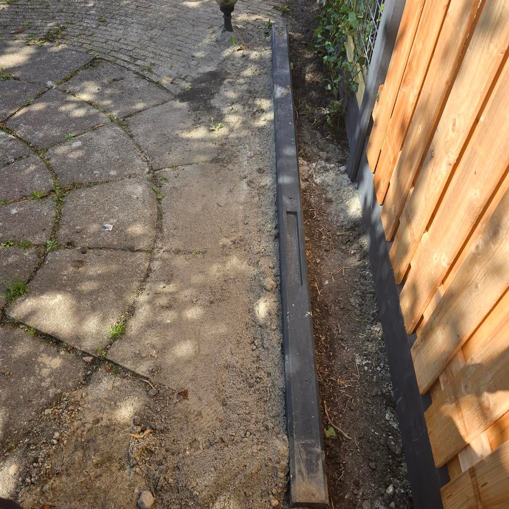 Betonpaal voor hout-beton schutting - Antraciet (280 cm), Tuin en Terras, Schuttingen, Ophalen, Nieuw, Overige materialen, 2 meter of meer