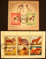 - 785 - 2 Blokken  met Div. Honden., Verzenden, Gestempeld, Dier of Natuur