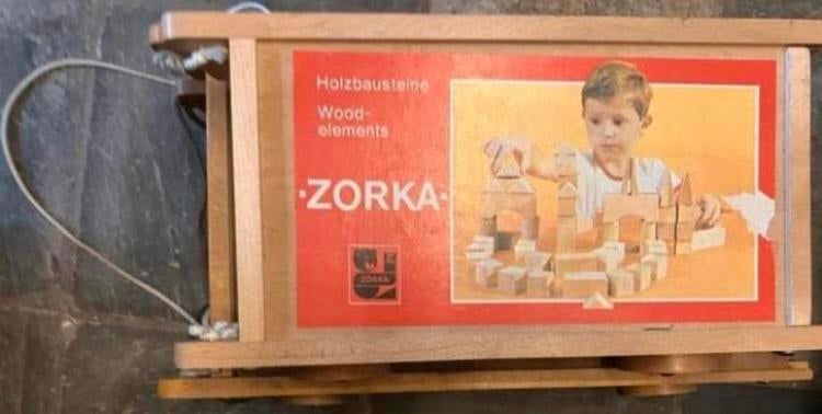 Zorka ,3 vintage blokkenkarren ,in 1 koop, Antiek en Kunst, Ophalen of Verzenden
