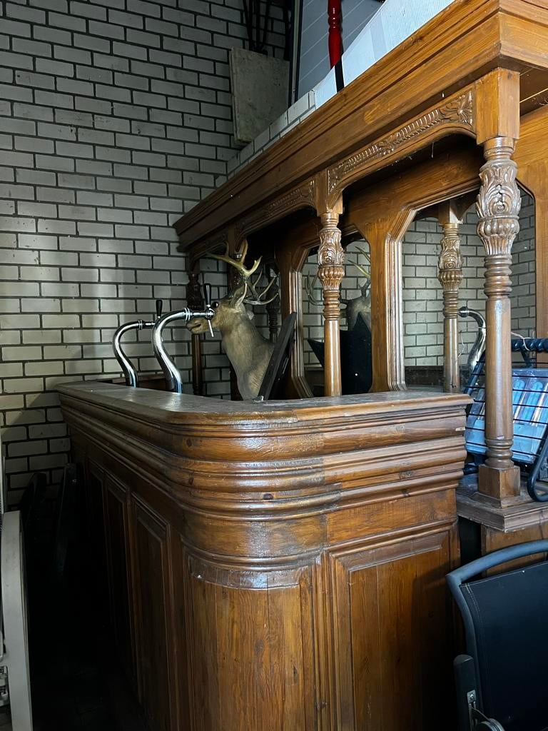 Houten bar met bierinstallatie, Ophalen, Gebruikt, Barinrichting