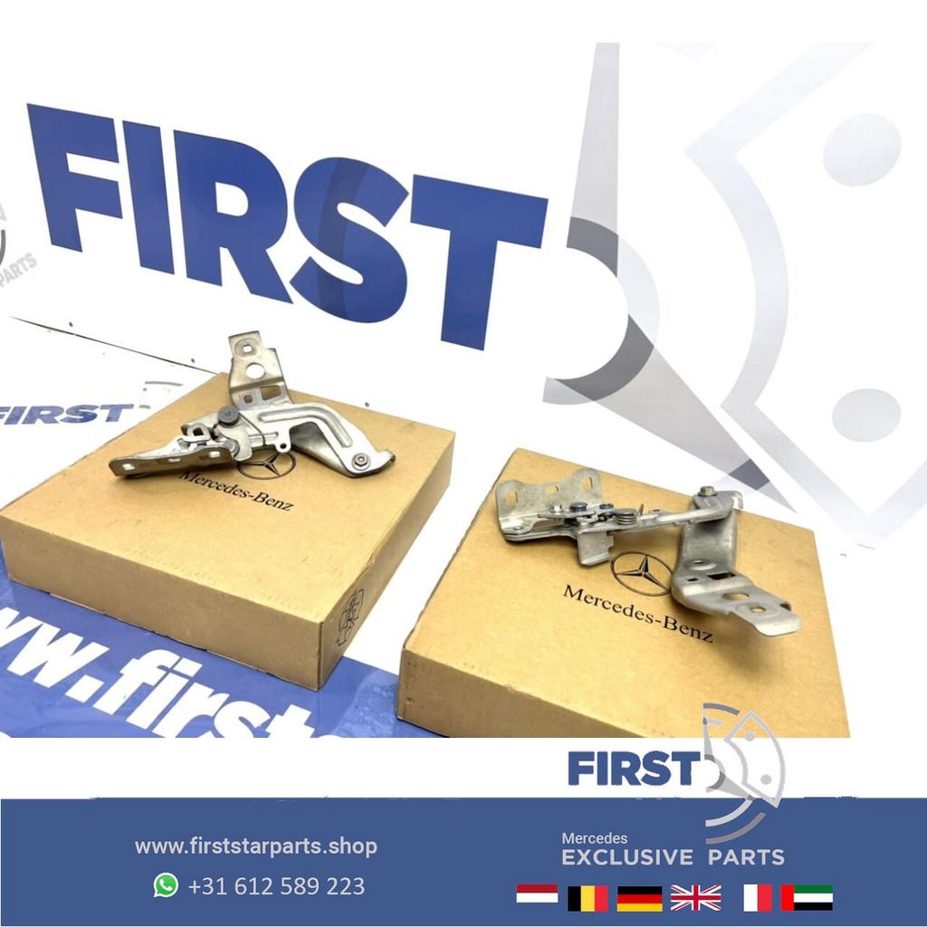 W177 V177 MOTORKAP SCHARNIER SET A KLASSE Origineel Mercedes, Gebruikt, -, Ophalen of Verzenden, -