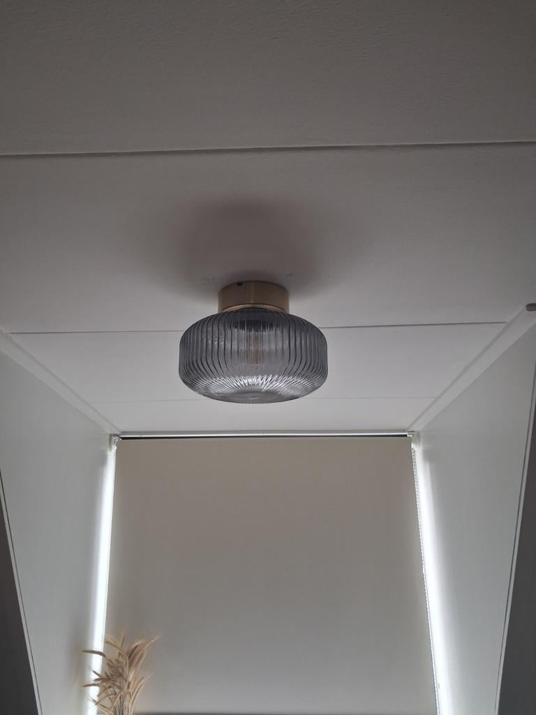 IKEA SOLKLINT lampen & TRI WILDE hanglamp glas, Huis en Inrichting, Lampen | Plafondlampen, Gebruikt, Glas, Metaal, Ophalen