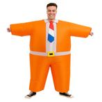 Oranje feestpak opblaasbaar Carnaval/Koningsdag/WK voetbal, Ophalen of Verzenden, Nieuw, Overige maten, Oranje of Koningsdag