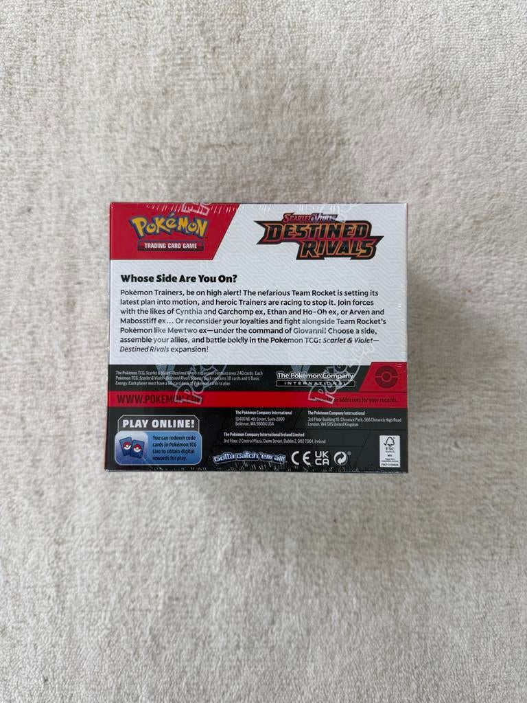 Pokémon Destined Rivals Booster Box - Nieuw en Geseald, Ophalen of Verzenden, Nieuw, Boosterbox