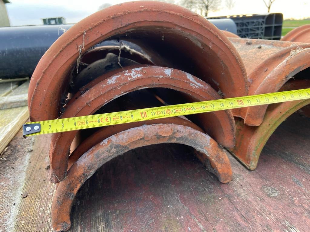 Vorstpannen, Gebruikt, Steen of Klei, Ophalen of Verzenden, Minder dan 5 m²