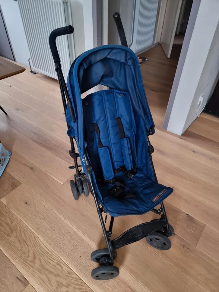 Nette Koelstra Simba Buggy - Donkerblauw, Kinderen en Baby's, Buggy's, Zo goed als nieuw, Koelstra, Verstelbare rugleuning, Zonnekap