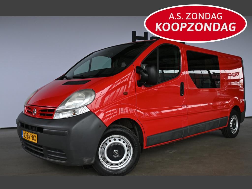 Nissan Primastar 80.29-350 1.9CDi 5-Persoons Trekhaak All in, Auto's, Bestelauto's, Voorwielaandrijving, Stof, Gebruikt, 4 cilinders