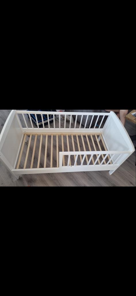 2 Kinderbedjes 120x60 cm met beddengoed - Ideaal voor tweeli, Ophalen, Gebruikt, Lattenbodem, Minder dan 140 cm