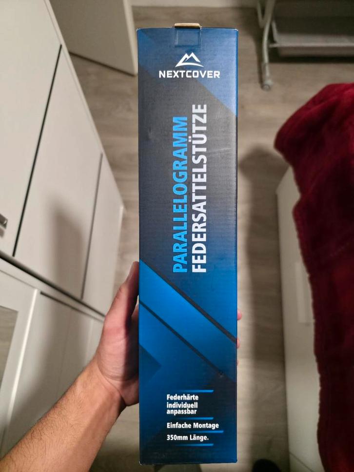 NEXTCOVER Parallelogram Geveerde Zadelpen - Nieuw, Fietsen en Brommers, Fietsonderdelen, Zo goed als nieuw, Zadel, Ophalen of Verzenden