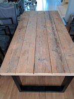 Steigerhouten meubelset: salontafel, tv-kast, kast, eettafel, Huis en Inrichting, Tafels | Eettafels, Ophalen, Rechthoekig, 200 cm of meer