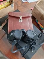 Noblesse Verrekijker 7x50 met Leren Tas - Vintage, Gebruikt, 8 tot 12x, Met hoes of tas, Porro (met knik)