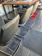 Gratis af te halen: 6 eetkamerstoelen, Gebruikt, Zwart, Ophalen of Verzenden, Modern