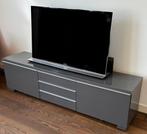 Ikea tv meubel Besta hoogglans grijs in perfecte staat, Ophalen, 150 tot 200 cm, Zo goed als nieuw, Minder dan 100 cm