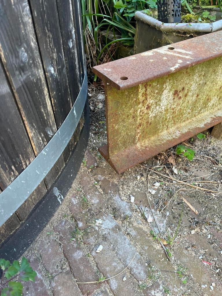 Stalen balk 260 mm 6,63meter lang, Doe-het-zelf en Verbouw, Metalen, Ophalen, Gebruikt, IJzer