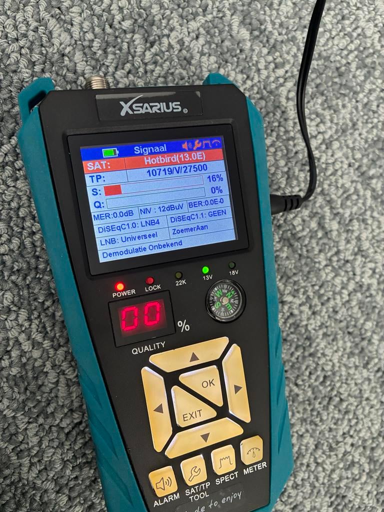 Xsarius Satmeter HD Easy PRO Ultra satelliet zoeker, Verzenden, Gebruikt, (Schotel)antenne-accessoires, Overige merken