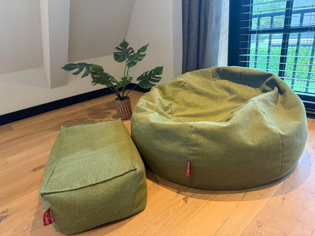 Zitzak Big Bertha original kleur groen, Huis en Inrichting, Zitzakken, Ophalen, Zo goed als nieuw