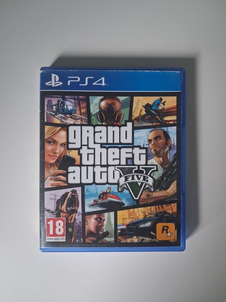 Grand Theft Auto V (GTA 5) PS4 - Zo goed als nieuw, Spelcomputers en Games, Games | Sony PlayStation 4, Avontuur en Actie, Online