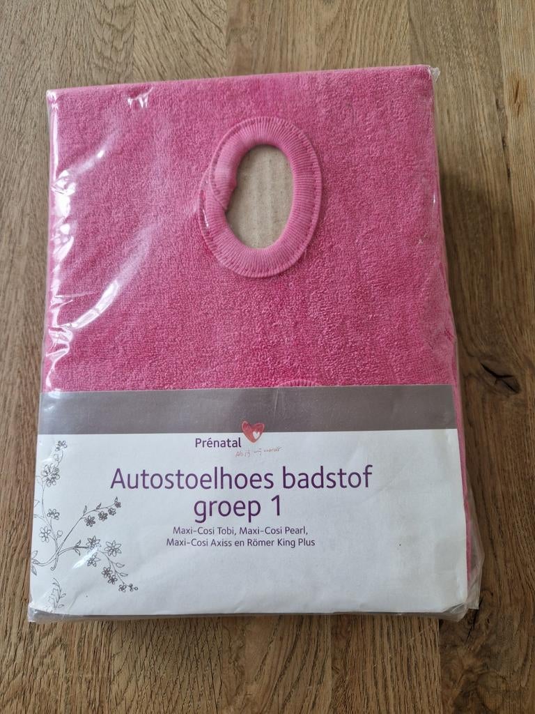 Prenatal autostoelhoes badstof roze groep 1, Ophalen of Verzenden