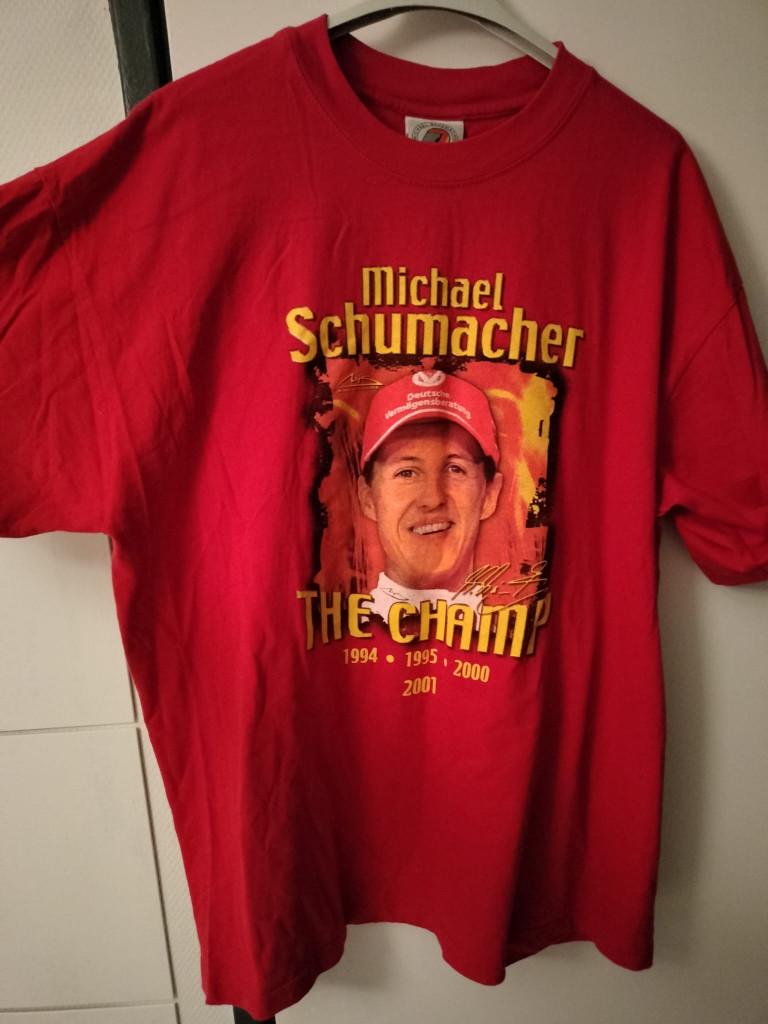 Michael Schumacher T-shirt XL, Ferrari, Maat 56/58 (XL), Ophalen of Verzenden, Zo goed als nieuw