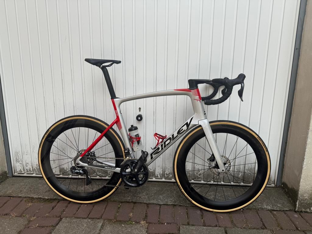 Ridley Noah Fast maat XL -ultegra di2- 65mm reynolds carbon, Carbon, Heren, Zo goed als nieuw, 61 tot 65 cm