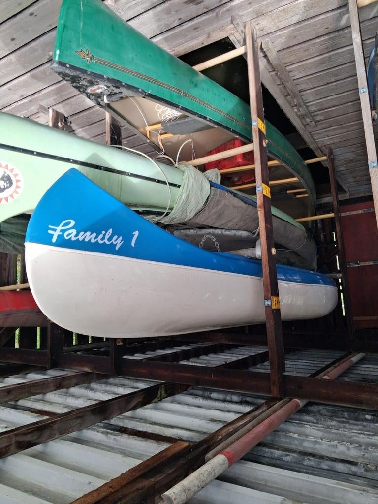 Candadese  kano, Ophalen, Zo goed als nieuw, Canadese kano of Open kano