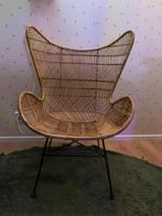 Rotan grote vlinderstoel HK Living, Ophalen, Bruin, Riet of Rotan, Zo goed als nieuw
