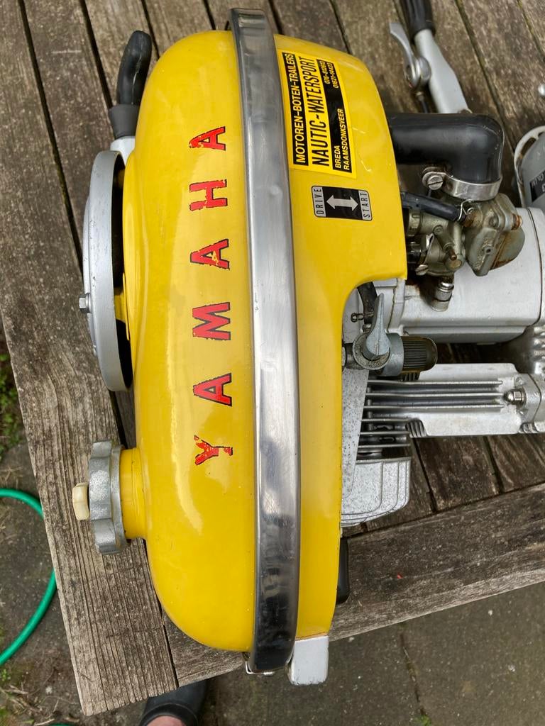 Vintage Yamaha buitenboordmotor PC3 1961-Klassieke motor, Watersport en Boten, Ophalen, Gebruikt, Minder dan 5 pk, Buitenboordmotor