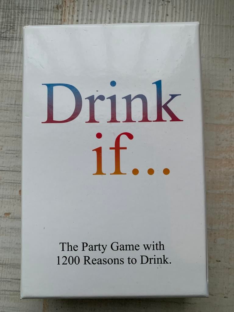 Kaartspel drink if …, Ophalen of Verzenden, Nieuw
