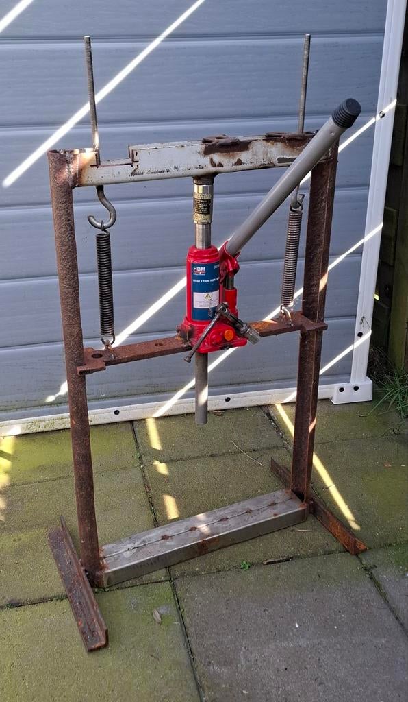Hydraulische pers 2 ton, Ophalen