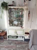 Oude vitrine kast, Huis en Inrichting, Kasten | Vitrinekasten, Ophalen, Gebruikt, 25 tot 50 cm