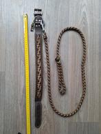 Halsbanden met bijpassende lijnen, Ophalen of Verzenden, Zo goed als nieuw, Hondenriem