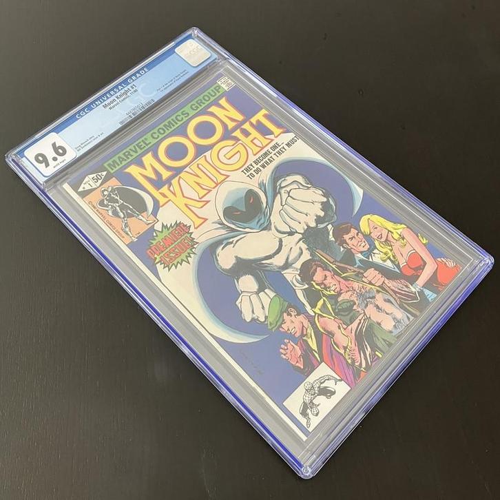 Moon Knight Vol.1 #1 CGC (1980) NM+ (9.6), Boeken, Strips | Comics, Zo goed als nieuw, Eén comic, Amerika, Ophalen of Verzenden