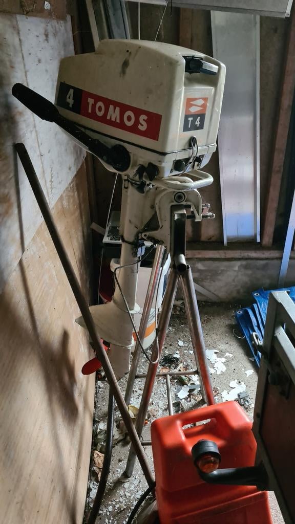 Tomos 4pk  buitenboordmotor, Ophalen, Gebruikt, Motor en Techniek