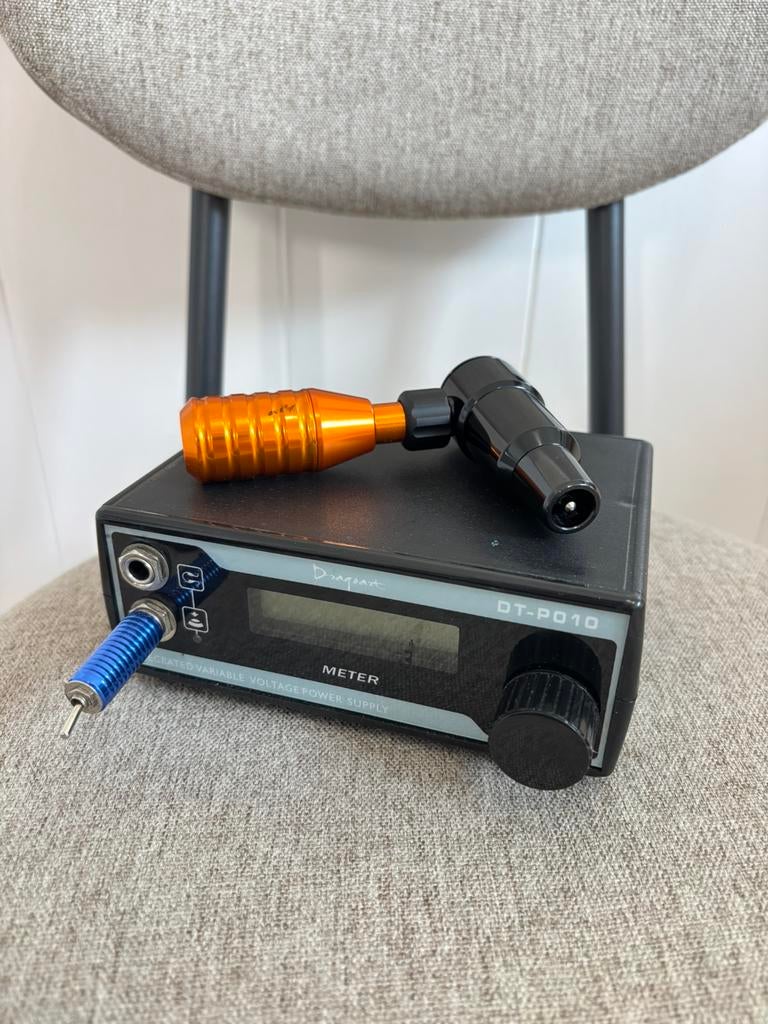 Cheyenne hawk spirit tattoo machine incl voeding, Ophalen, Gebruikt