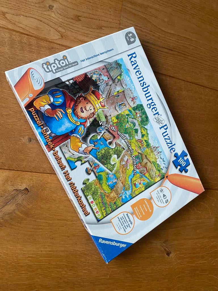 Tiptoi puzzel Het ridderkasteel met stift, Kinderen en Baby's, Speelgoed | Educatief en Creatief, Ophalen, Gebruikt, Puzzelen