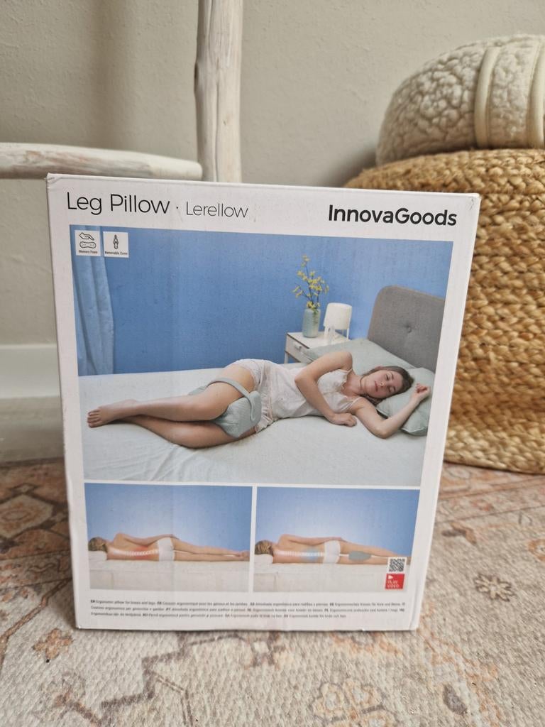 Kniekussen voor zijslapers - InnovaGoods Leg Pillow, Huis en Inrichting, Slaapkamer | Beddengoed, Eenpersoons, Wit, Ophalen of Verzenden