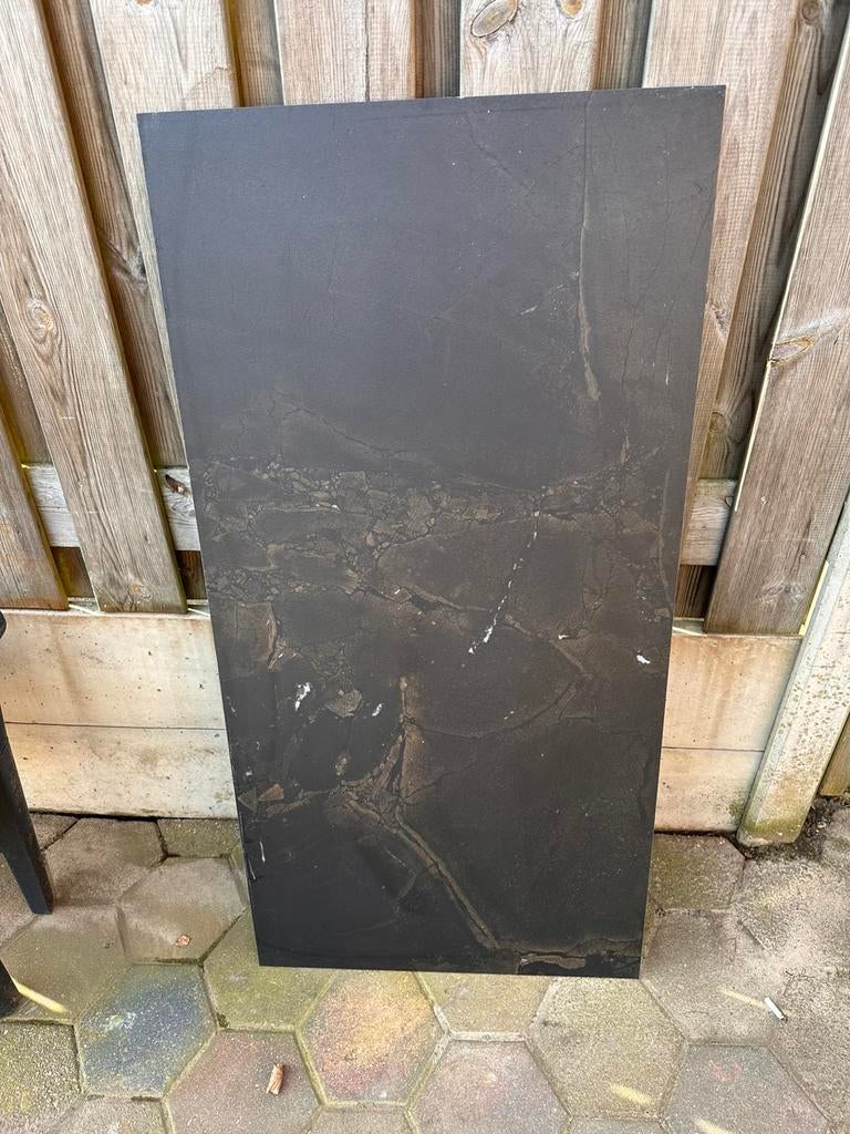 vloer- of wandtegel met een marmerlook 60x120 en 5 cm dik, Doe-het-zelf en Verbouw, Platen en Panelen, Ophalen of Verzenden, Zo goed als nieuw