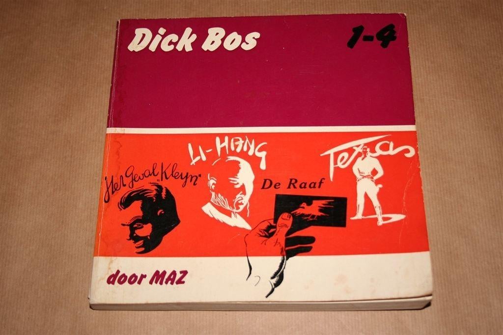 Dick Bos omnibus 1–4 – Alfred Mazure [detective-strips], Boeken, Stripboeken, Eén stripboek, Ophalen of Verzenden, Gelezen