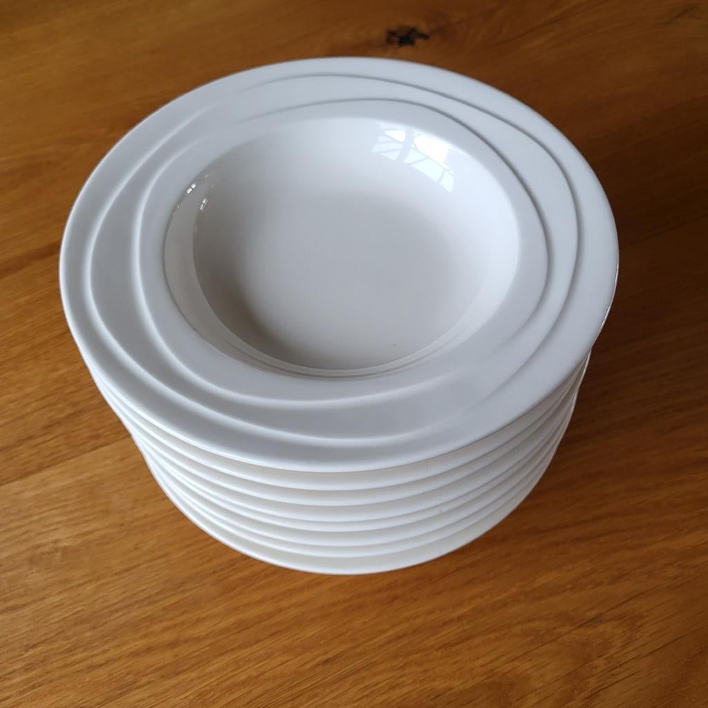 8 Jamie Oliver diepe borden, Huis en Inrichting, Keuken | Servies, Ophalen of Verzenden, Zo goed als nieuw, Bord(en), Overige stijlen